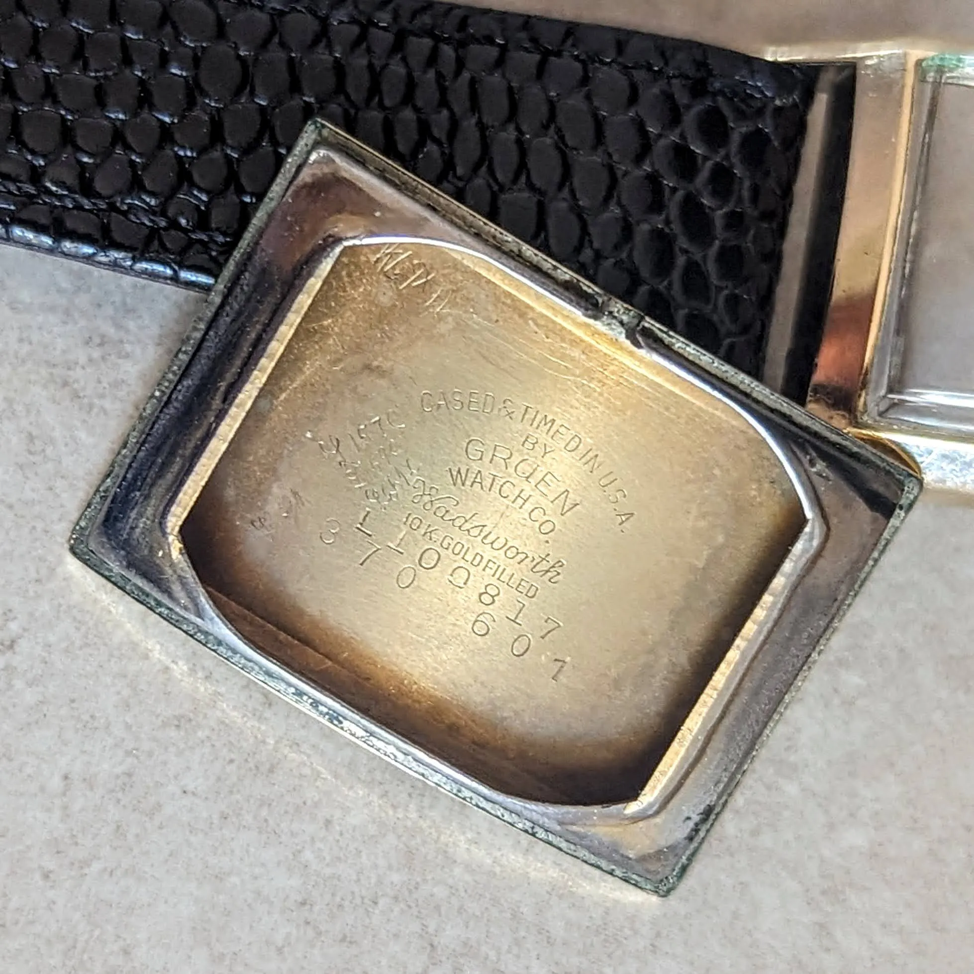 1948 GRUEN Curvex Precision Wristwatch “Curvametric” 17 Jewels Cal. 370 Swiss Watch