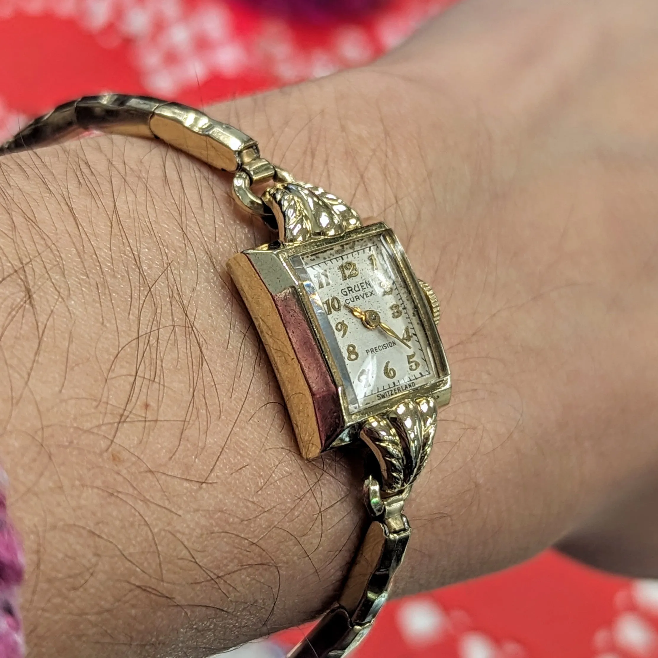 1950 GRUEN CURVEX Precision Ladies Watch Cal. 285 Style 664 Swiss Made Wristwatch