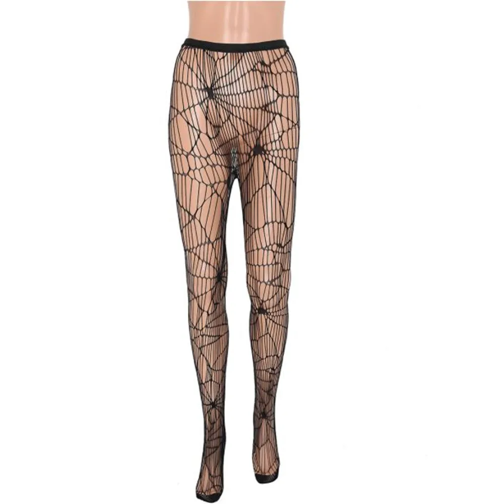 4 Pairs Sexy Fishnet Tights Spider Web Pantyhose Stockings
