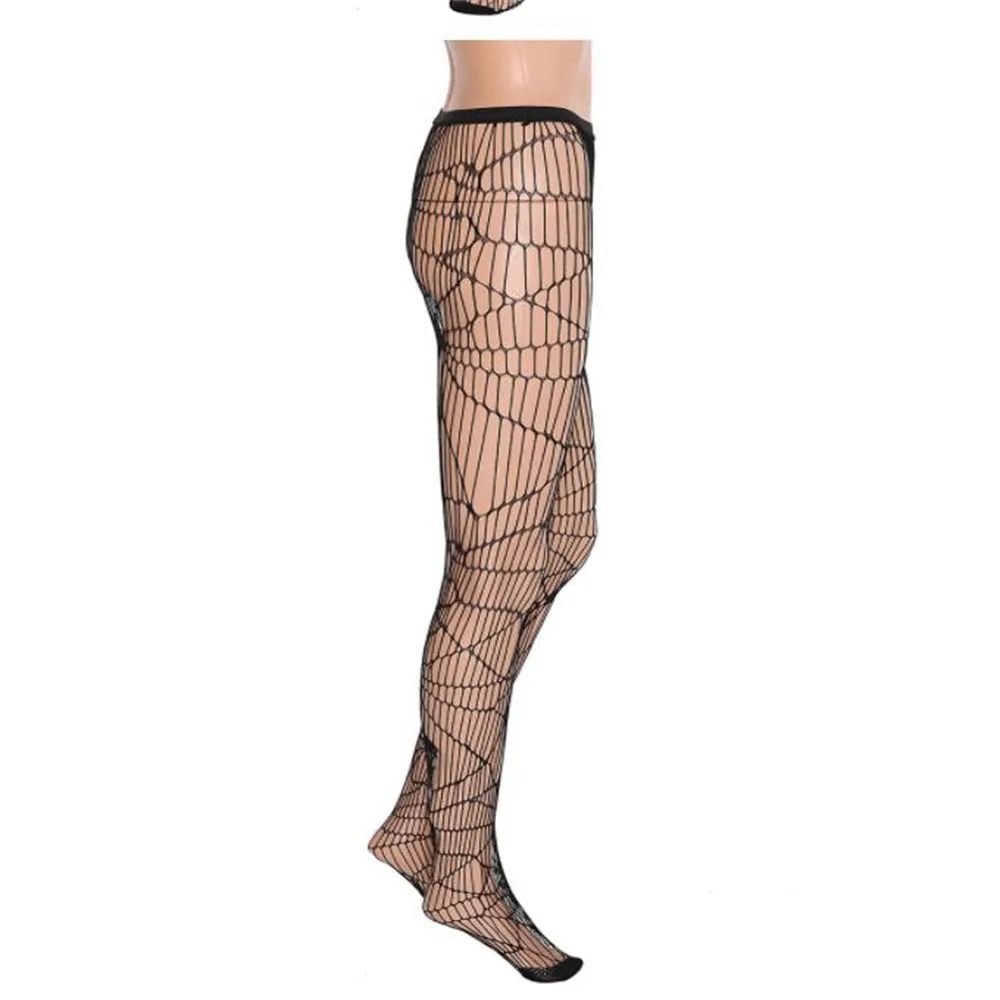 4 Pairs Sexy Fishnet Tights Spider Web Pantyhose Stockings