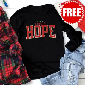 A Thrill of Hope Long Sleeve - Black