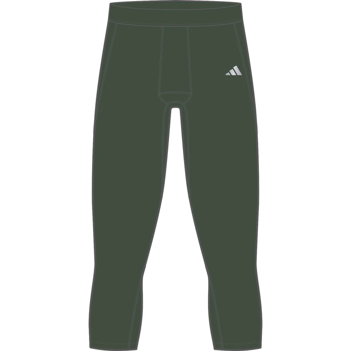adidas Men's Techfit Aeroready 3/4 Short Training Leggings