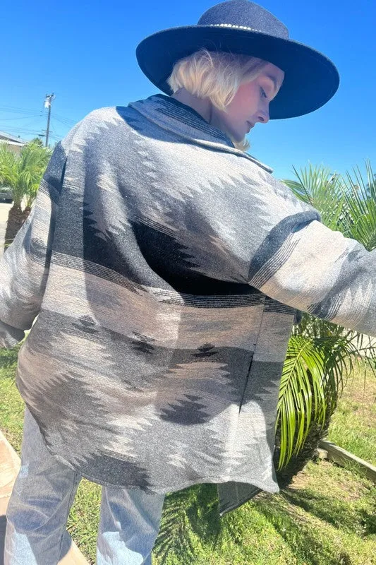 Aztec Jacquard Shacket