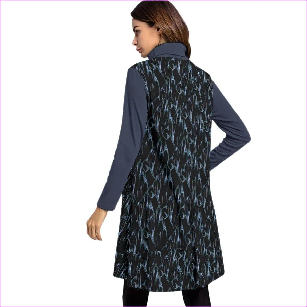 Bay Womens High Neck Dress With Long Sleeve