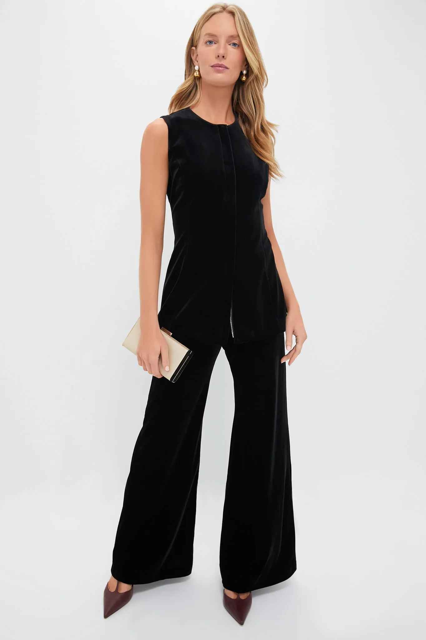 Black Velvet Rhoda Tunic Top