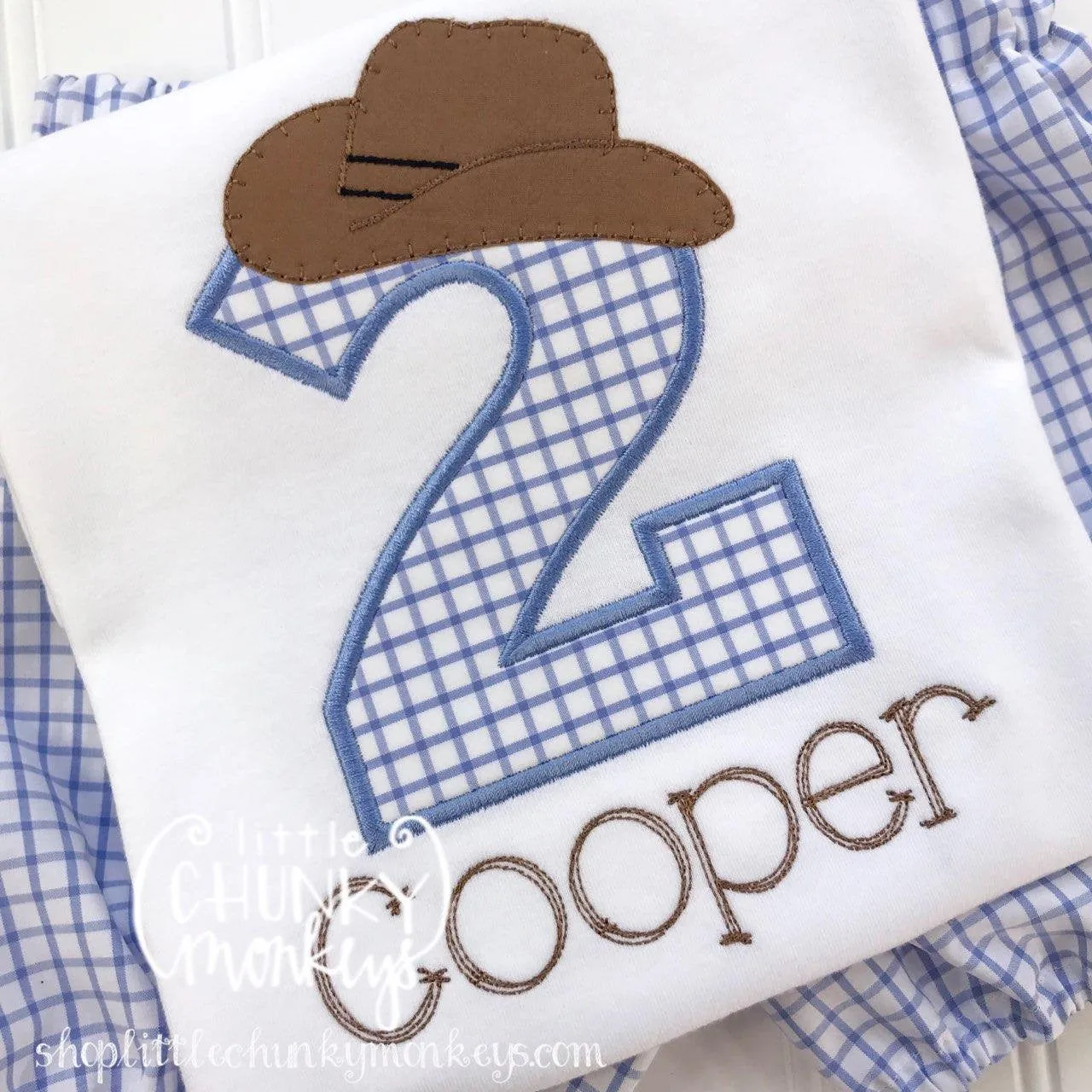 Boy Shirt - Cowboy Hat Birthday Shirt