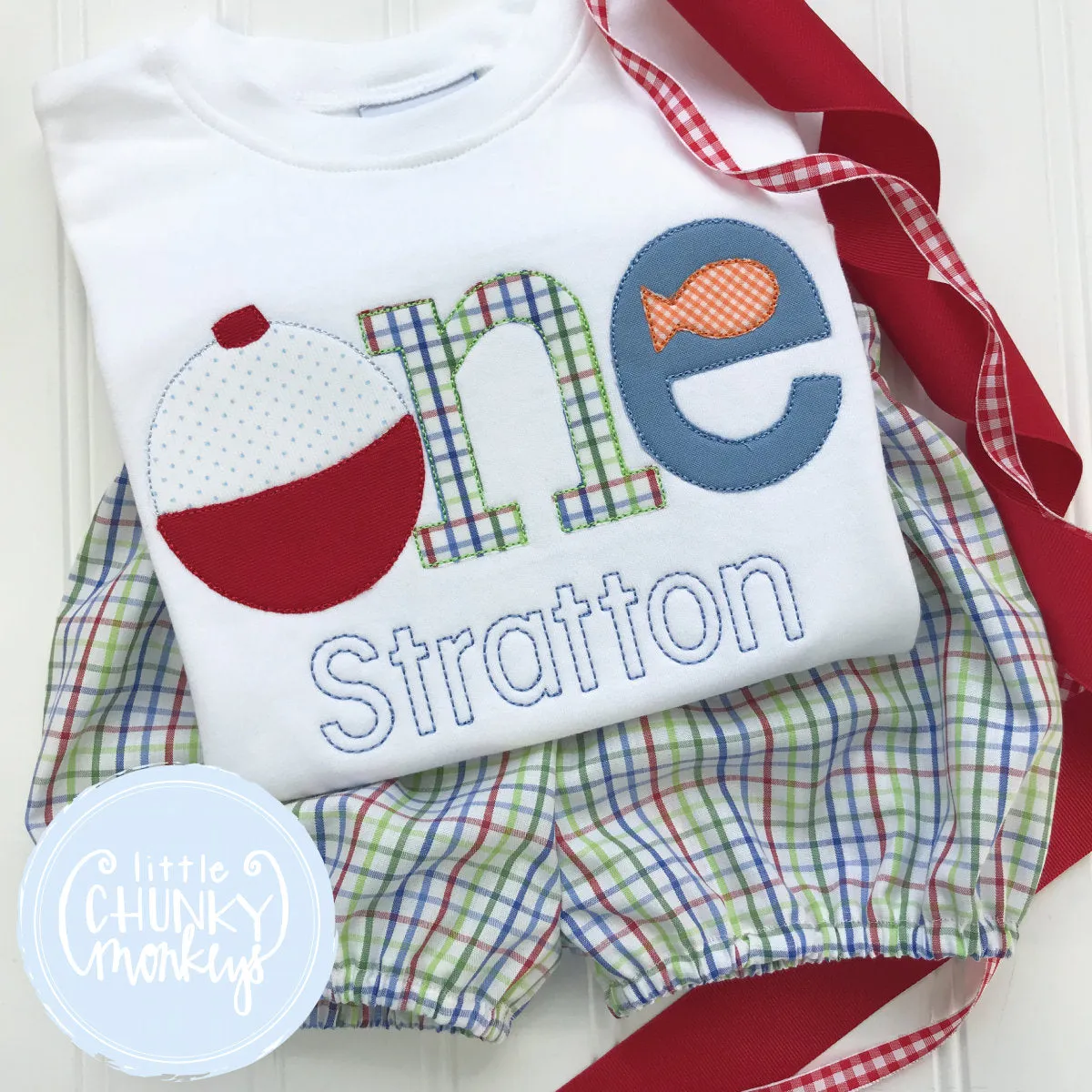 Boy Shirt - One Fishing Bobber Birthday Shirt