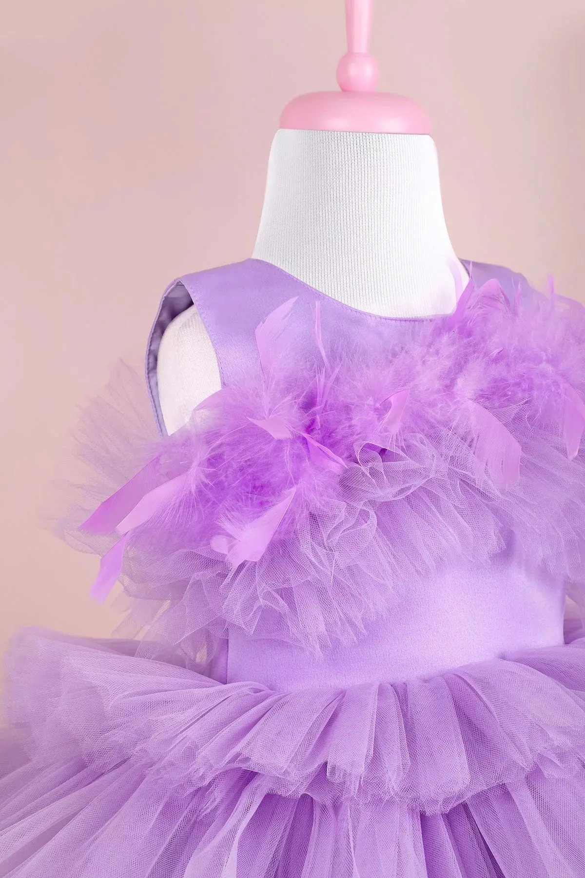 Camellia Lilac Party Dress