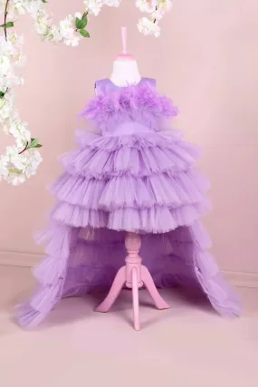 Camellia Lilac Party Dress