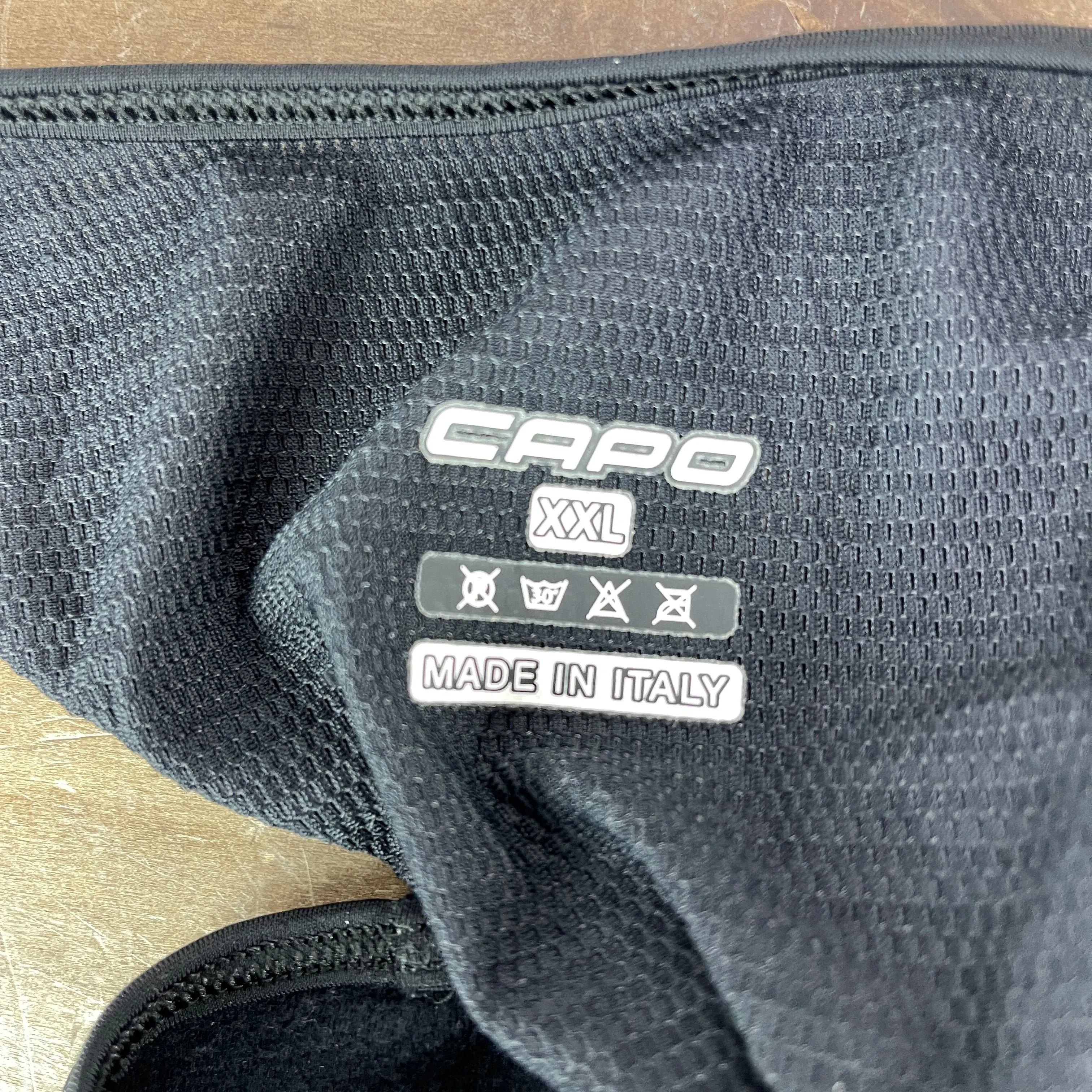 Capo Knicker XXL Black Men's Cycling Bib Tights Cool Weather 3/4 Length