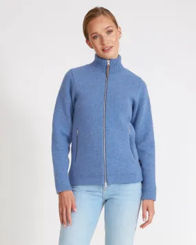 Claire Windproof Sweater-Dove Blue