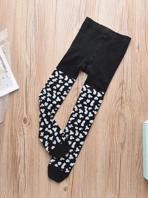 Copy of Girls Cotton Leopard Print Tights
