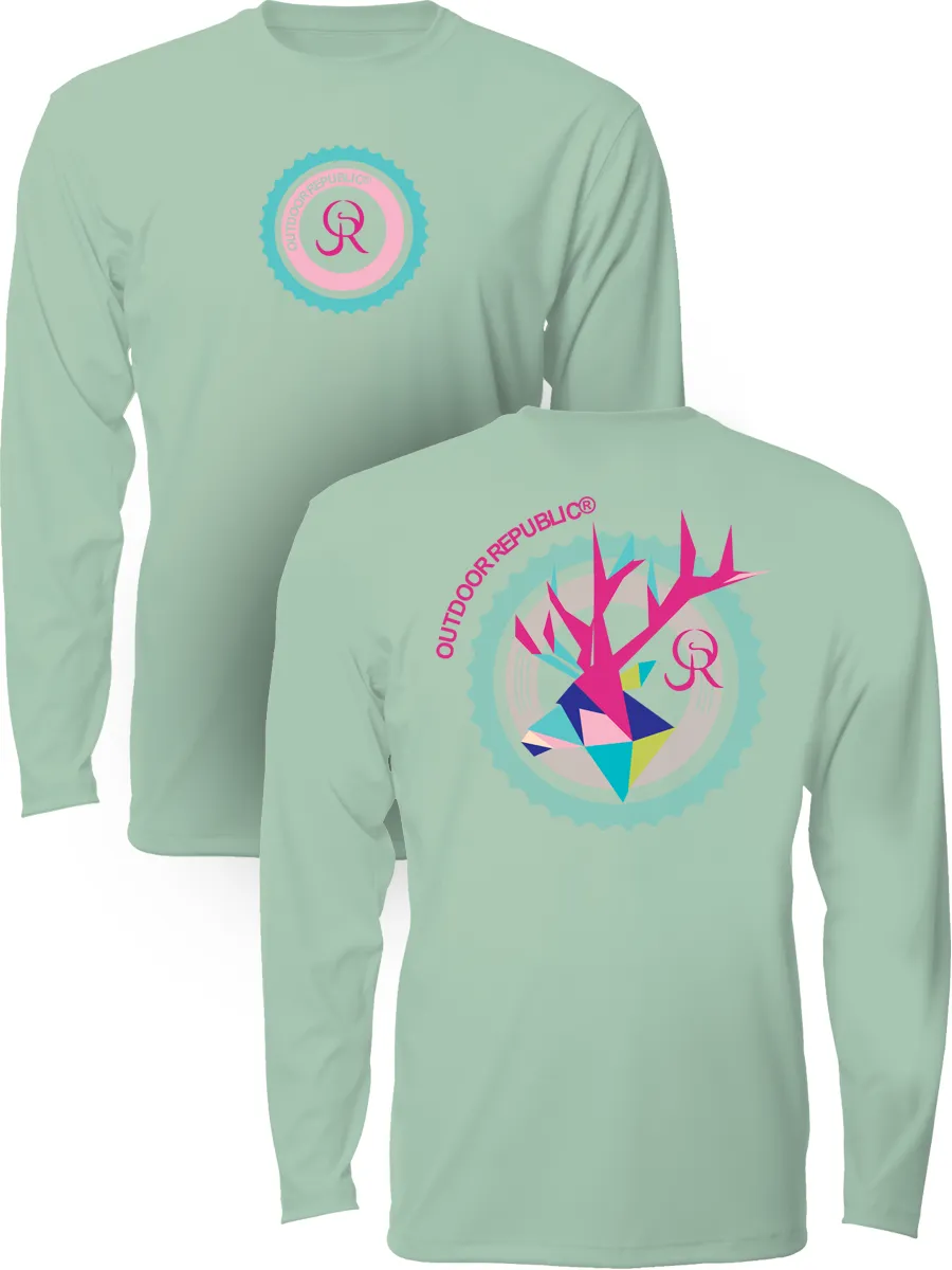 Cubed Buck - Women's UPF Performance Shirt