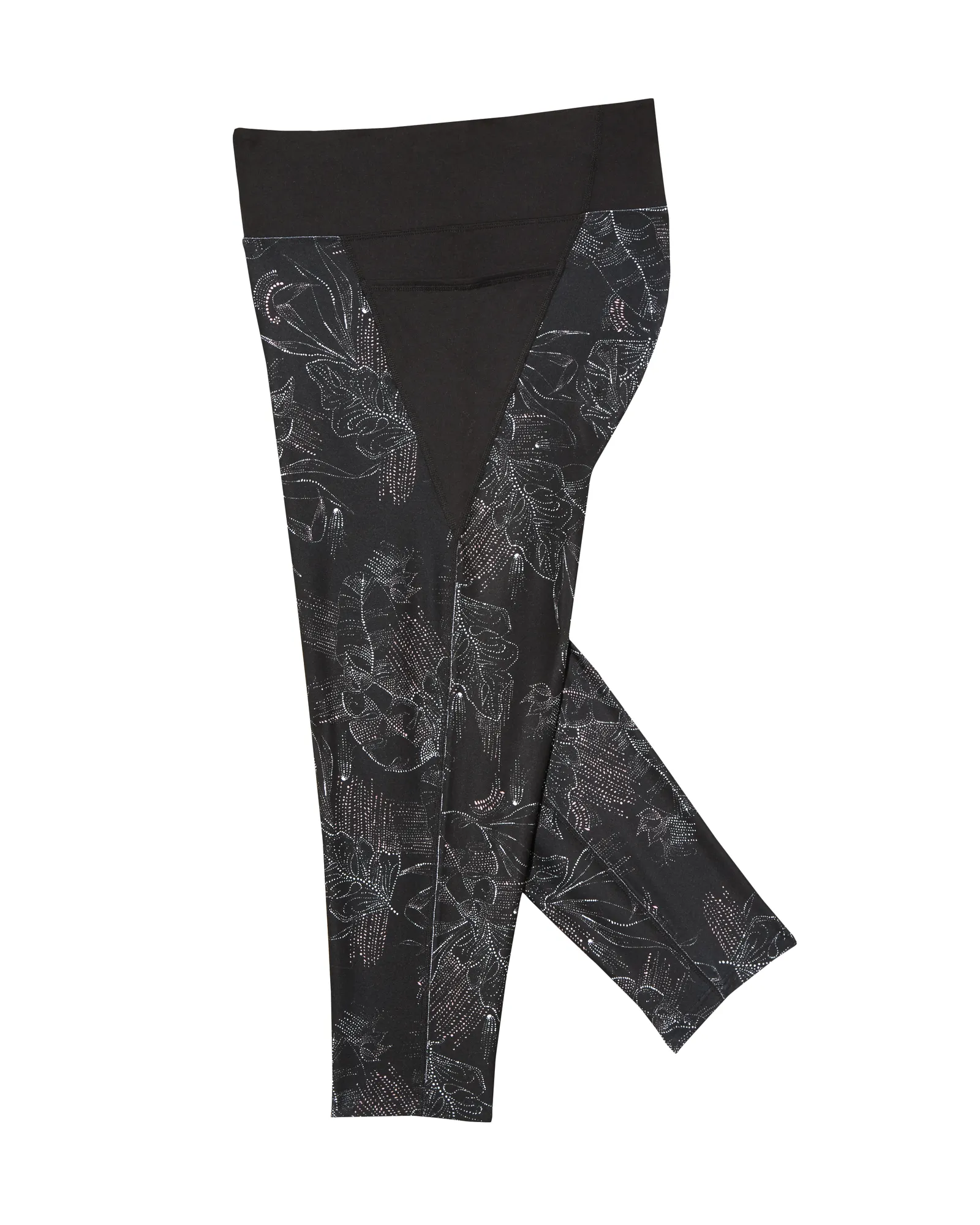 Dakota 7/8 Tights | Black / White