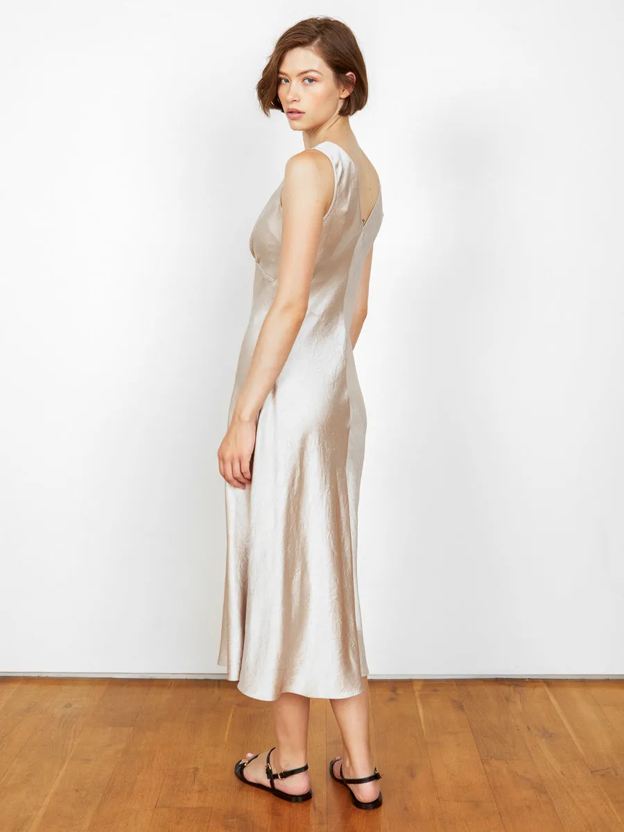 DARYA DOUBLE V NECK DRESS