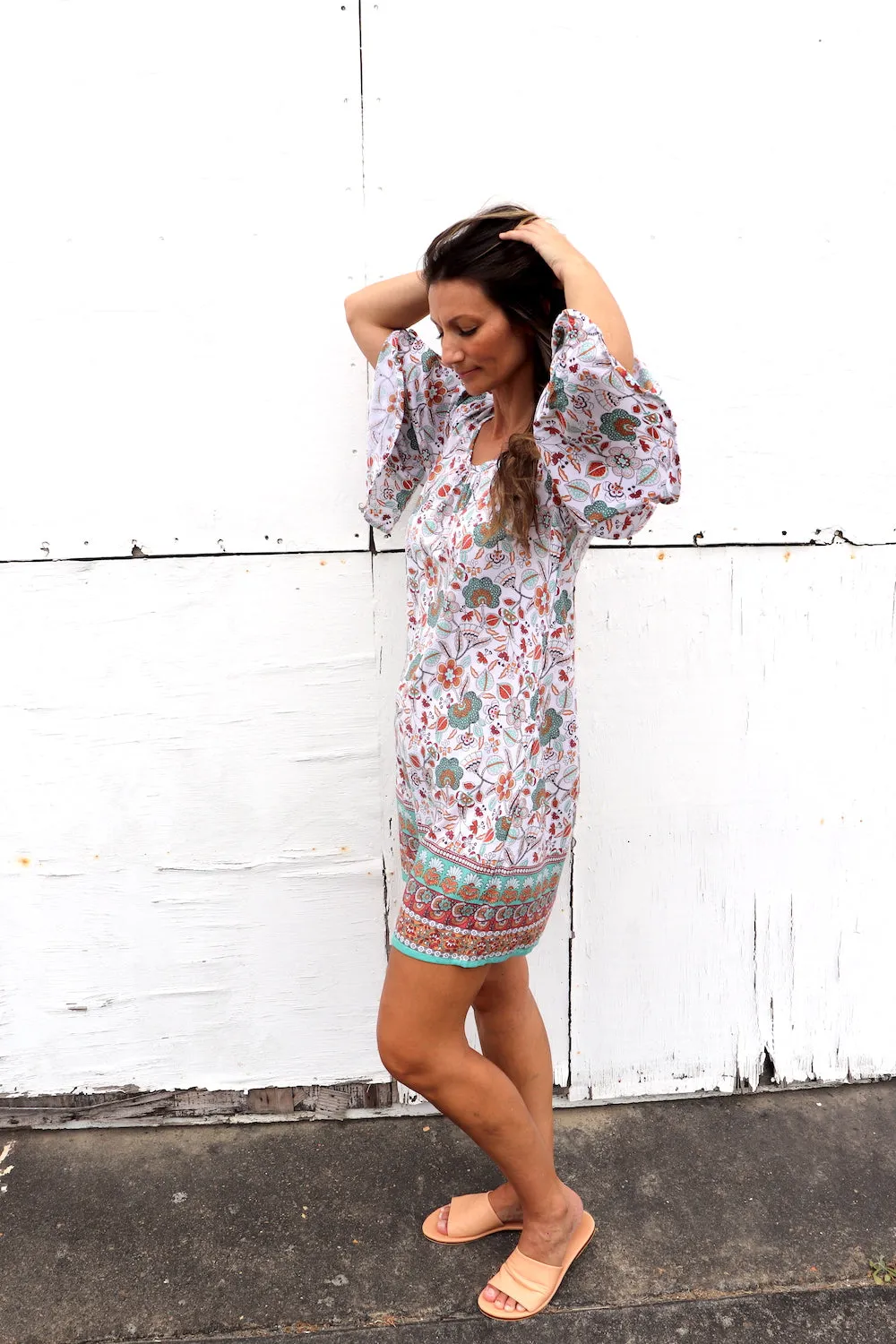 Daydream Long Sleeve Dress/Top in Wonderland