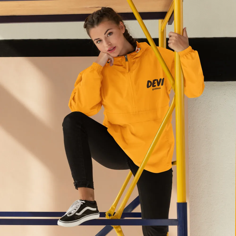 DEVI - Embroidered Champion Packable Jacket