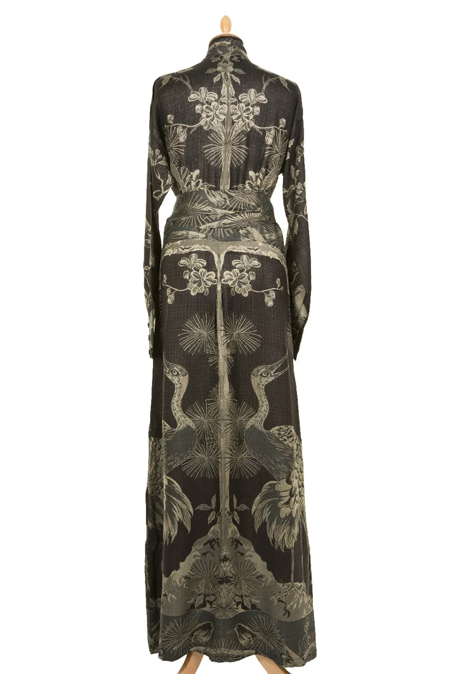 Dress Style Kimono in Ebony