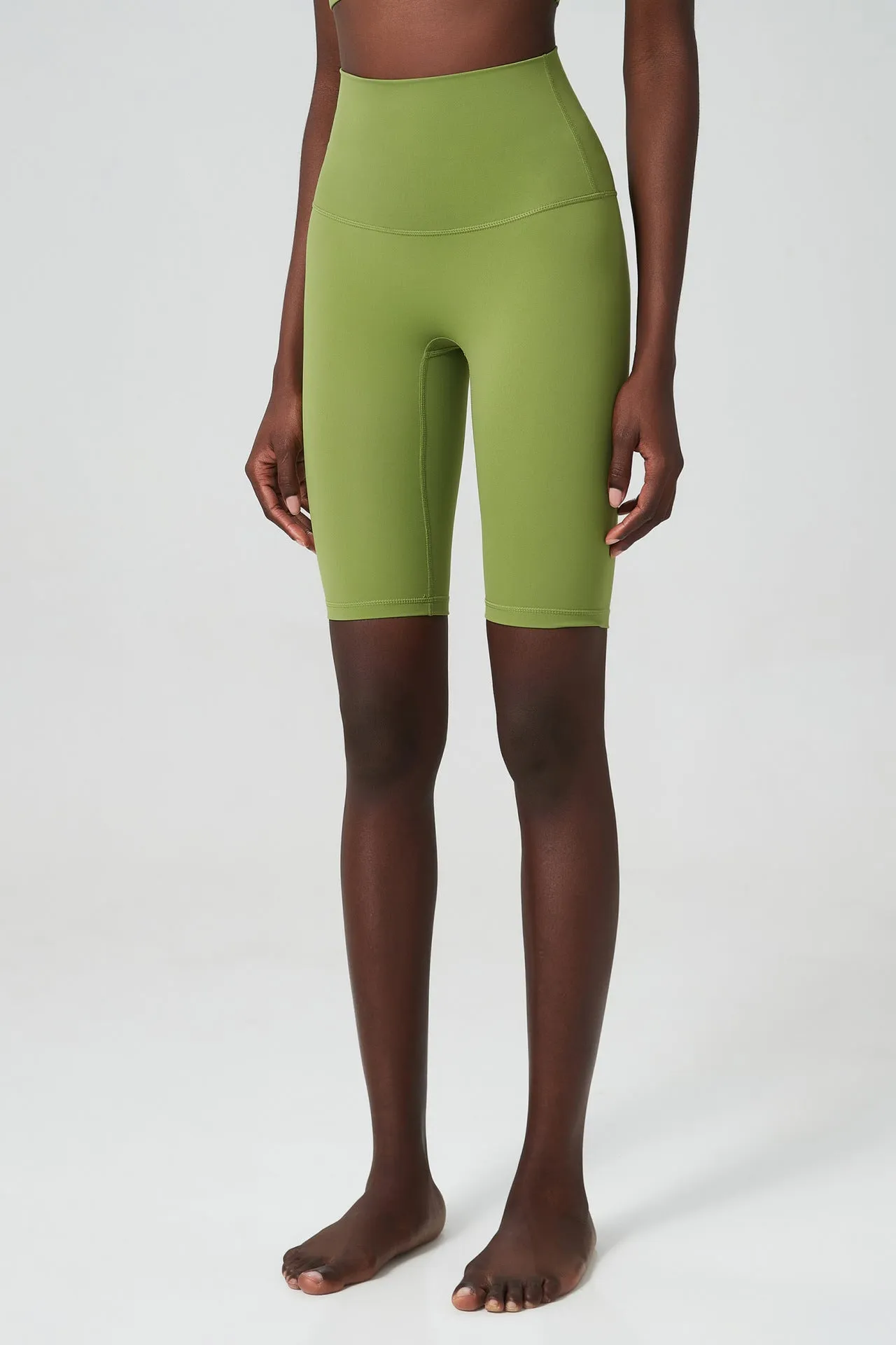 Five-Point Yoga Pants Women Nude High Top Sports Tights Fitness Shorts
