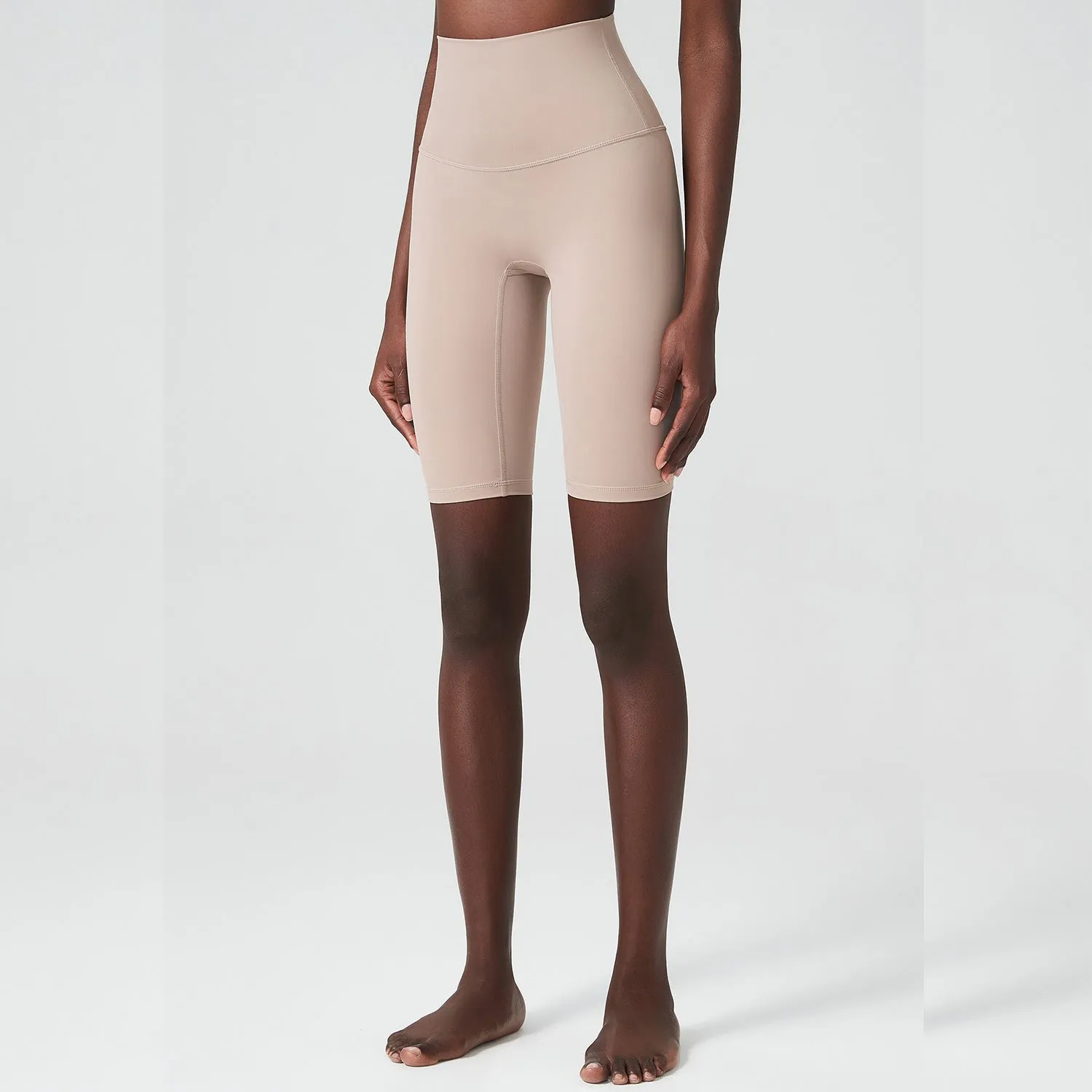 Five-Point Yoga Pants Women Nude High Top Sports Tights Fitness Shorts