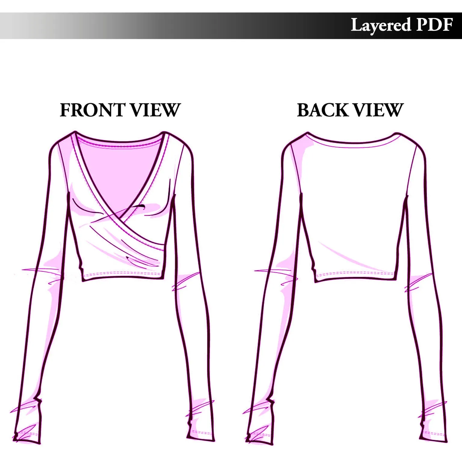 FSP108 Wrap Front Top