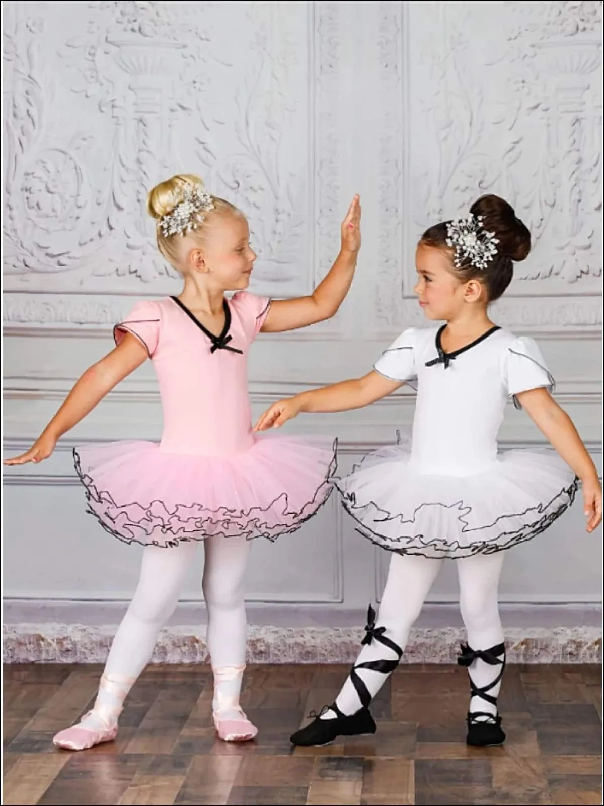 Girls Cap Sleeve Prima Ballerina Tutu Halloween Costume
