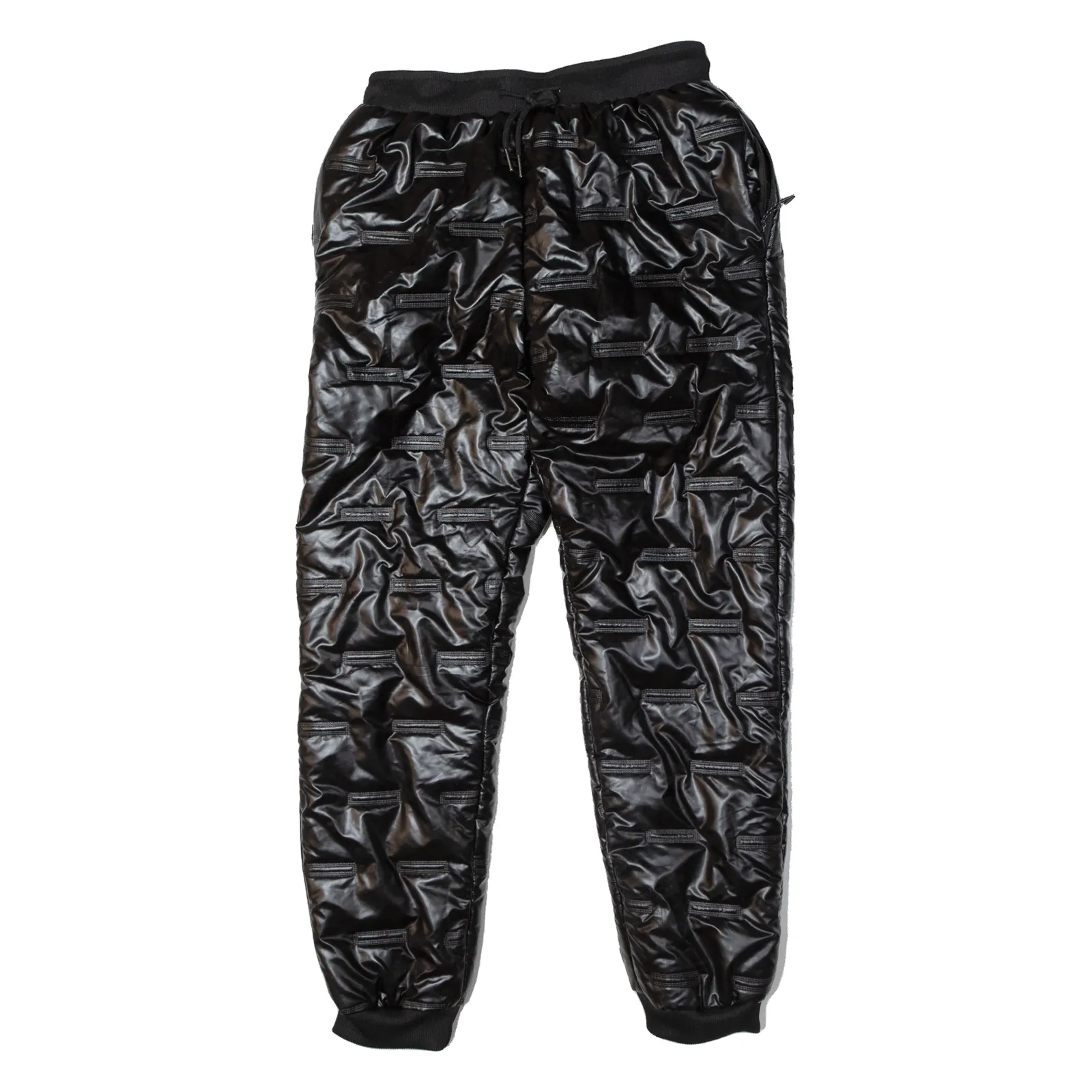 Insulated Womens Track Pants Black Tapered S W28 L28
