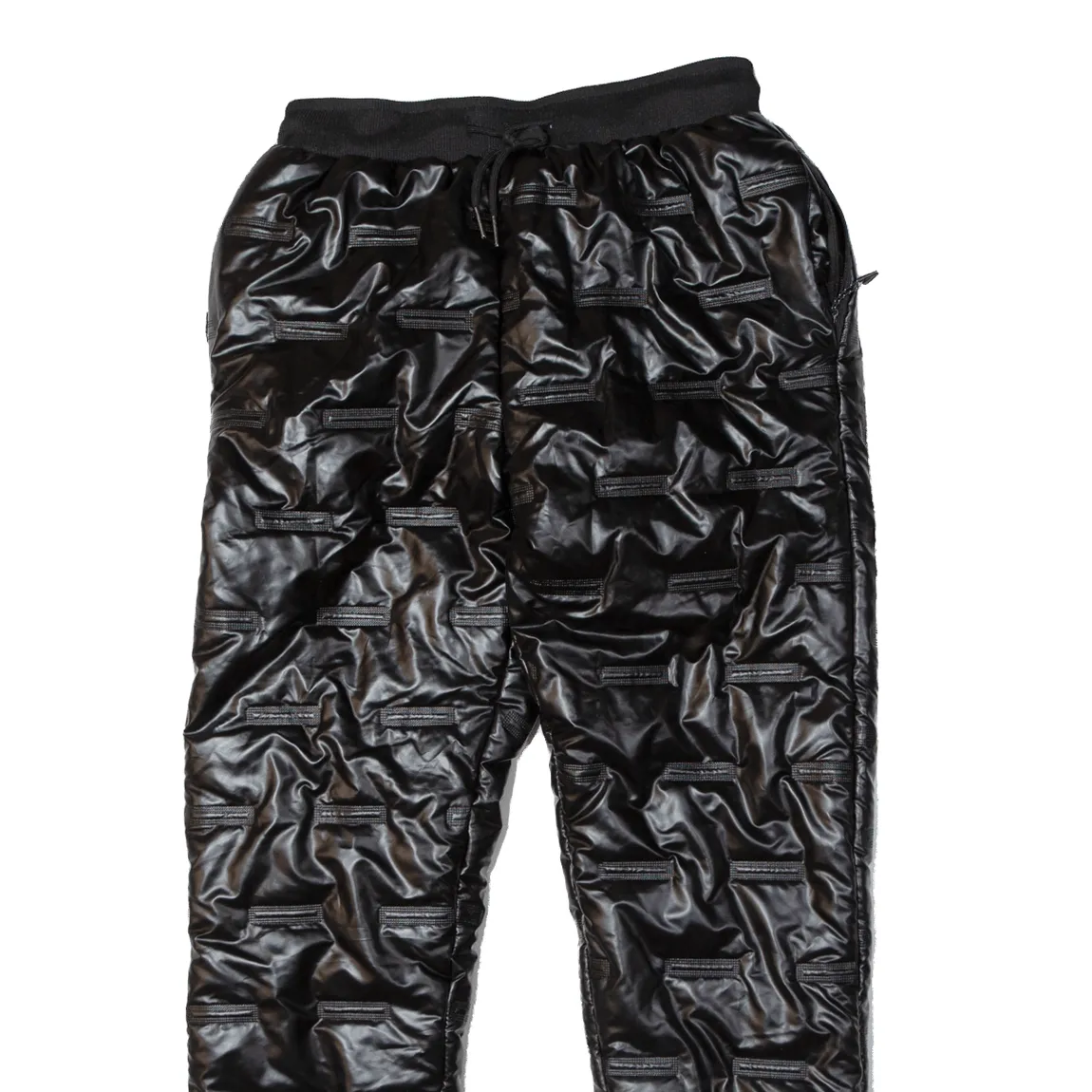 Insulated Womens Track Pants Black Tapered S W28 L28