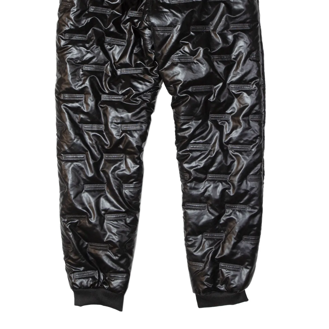 Insulated Womens Track Pants Black Tapered S W28 L28