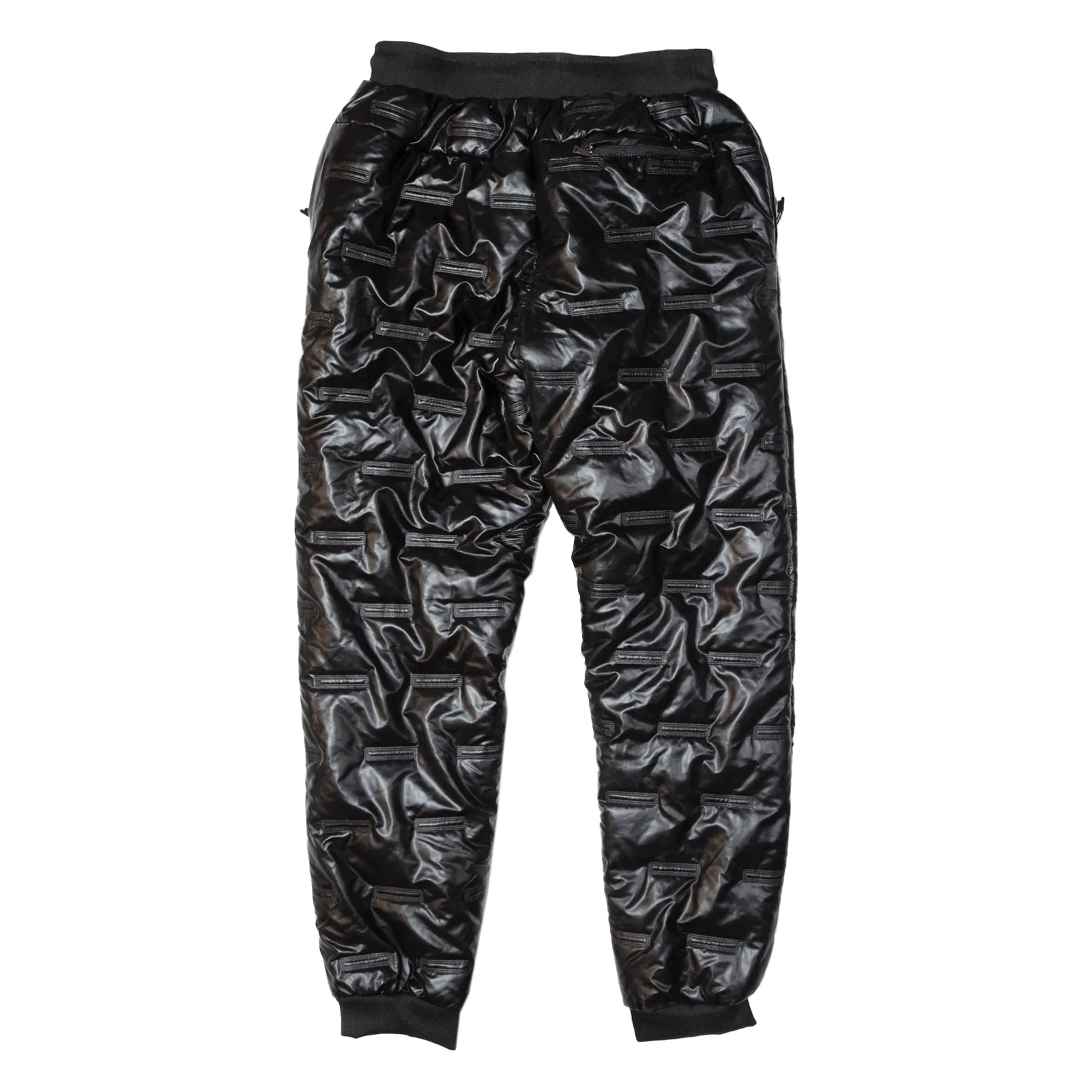 Insulated Womens Track Pants Black Tapered S W28 L28