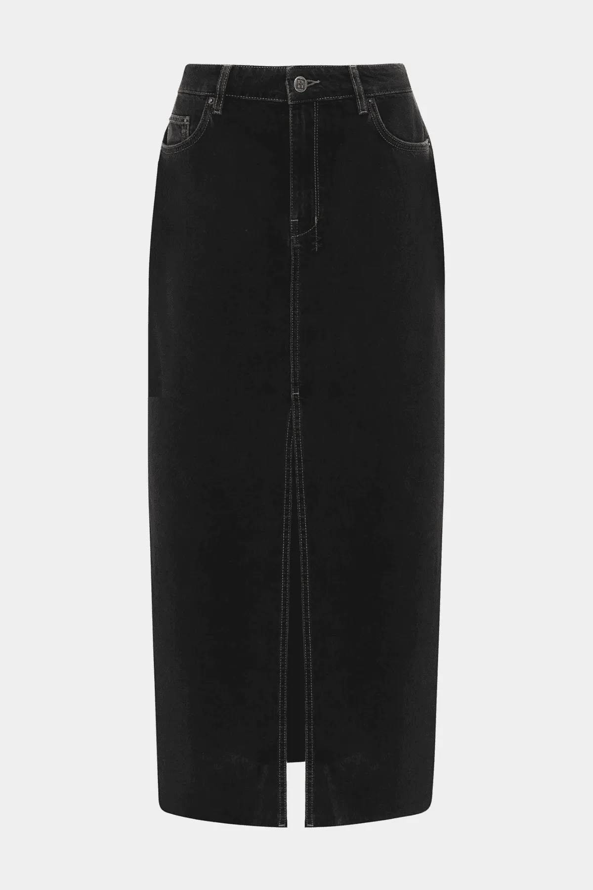 KARA MAXI SKIRT PITCH BLACK