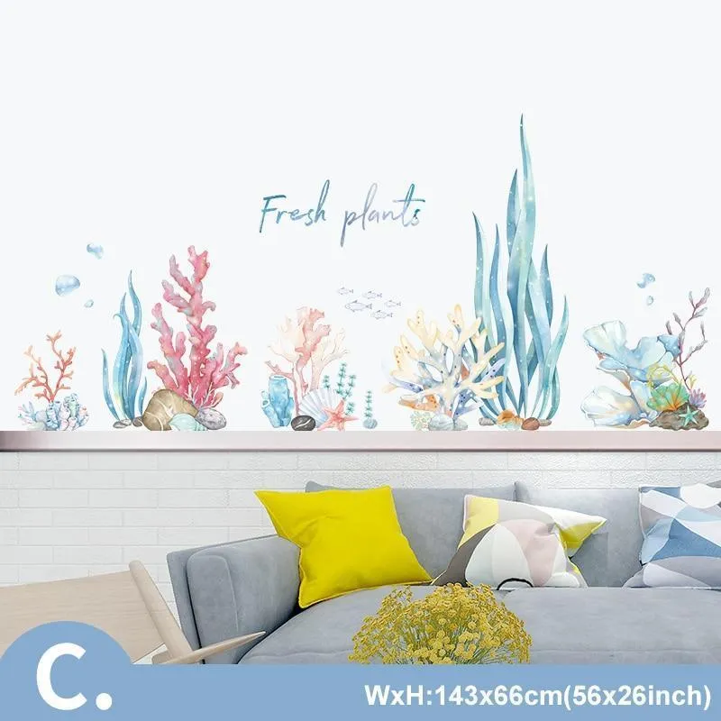 Large Humpback Whale Wall Stickers For Nursery