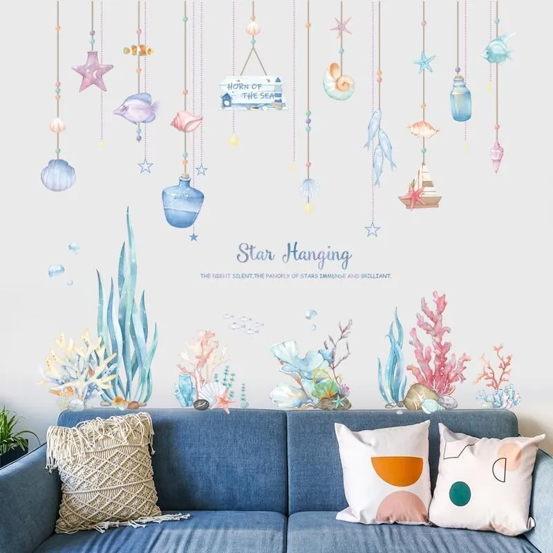 Large Humpback Whale Wall Stickers For Nursery