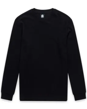 Long Sleeve Waffle Knit Crew