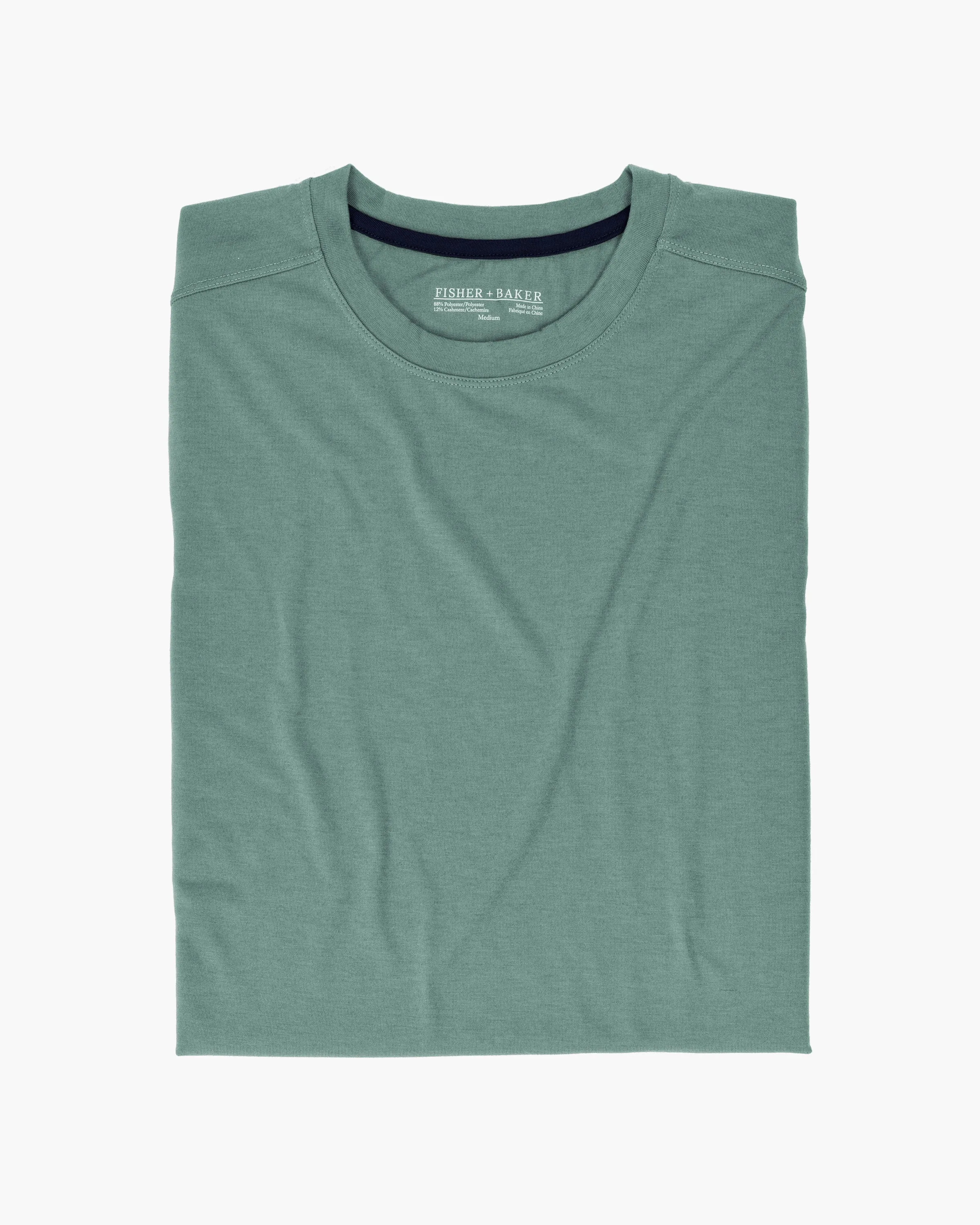 Men's Everyday Cashmere Short Sleeve Crew (Made in USA)