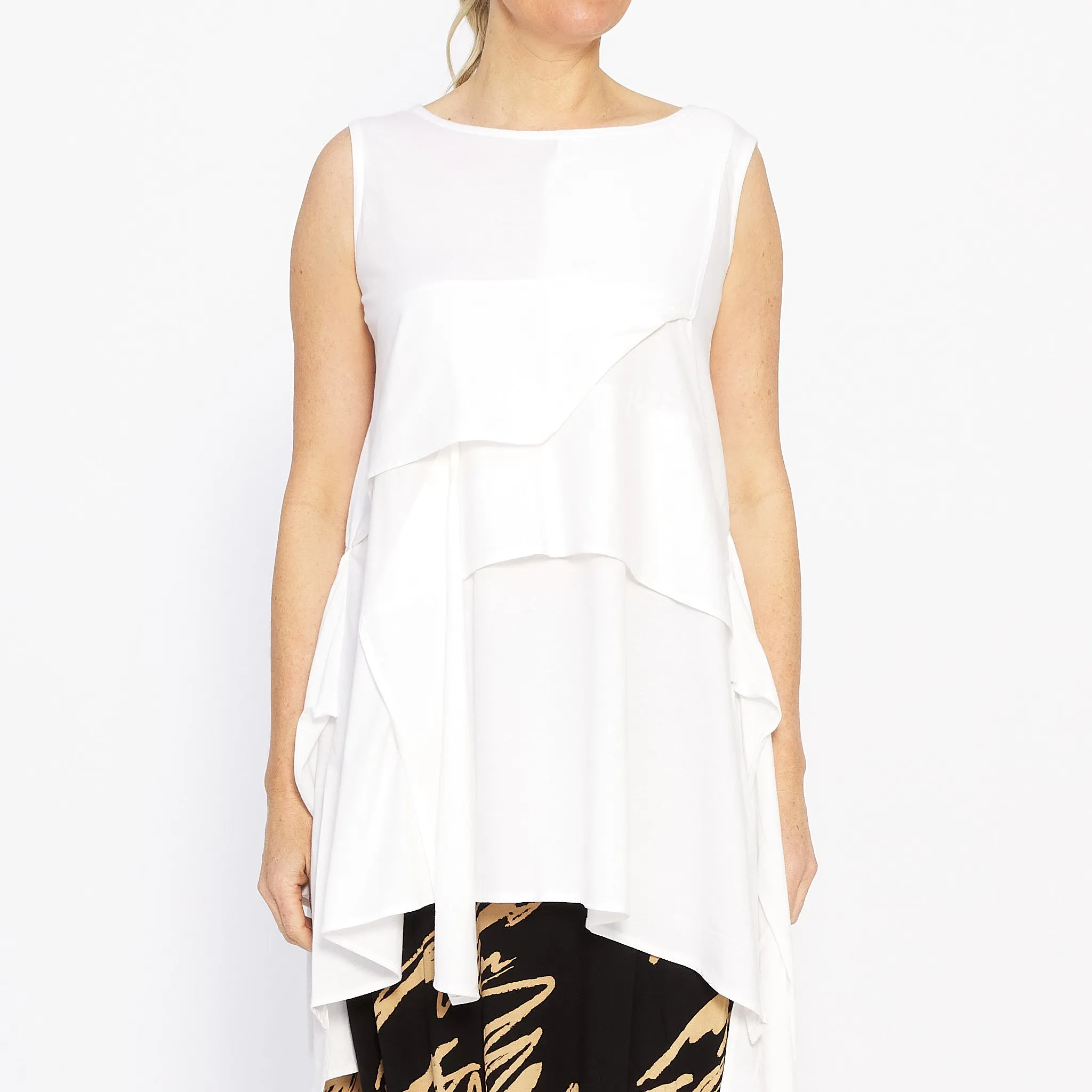 MU241416 White Tunic Top