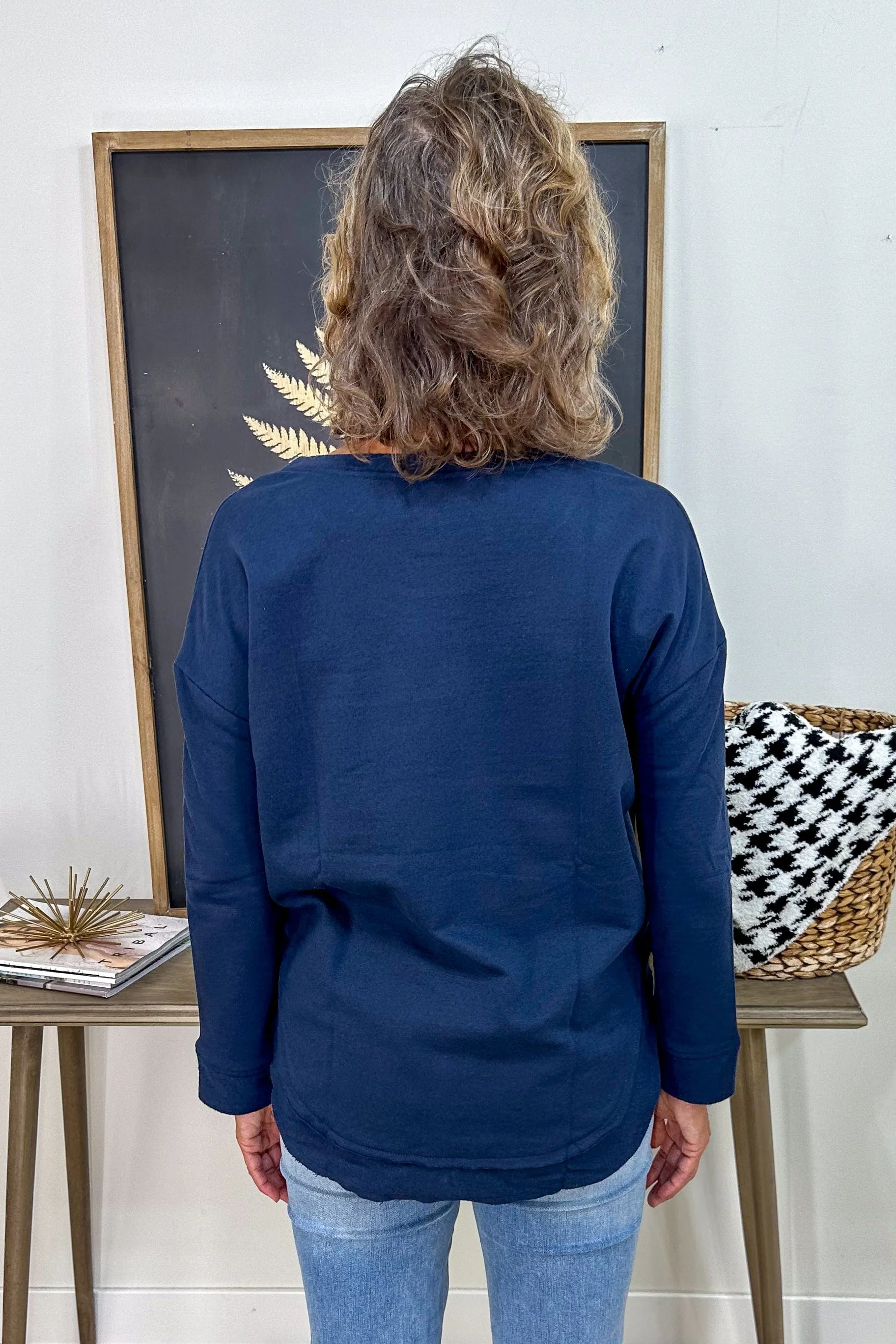 Navy Long Sleeve Tunic