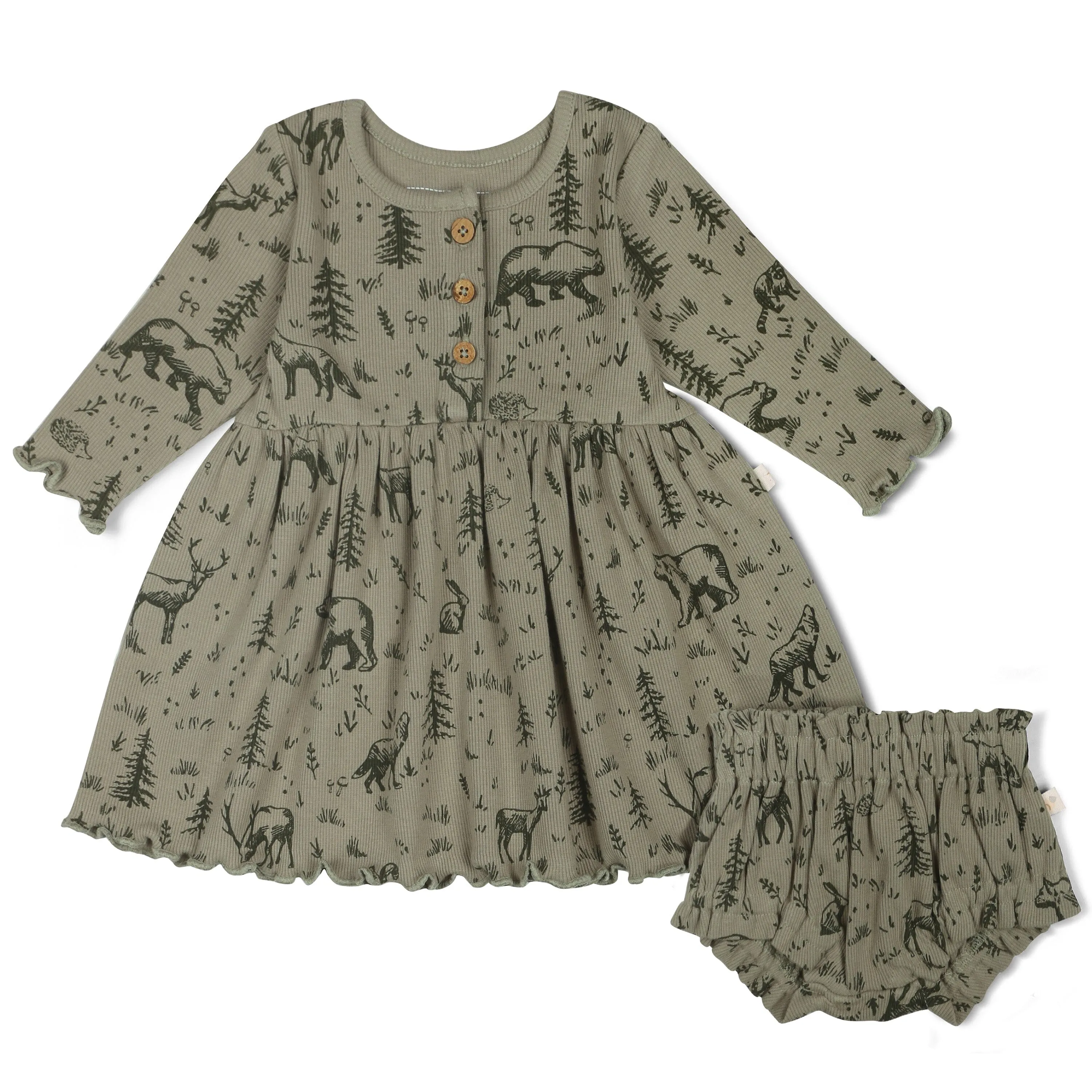Organic Twirl Dress | Forest Folk
