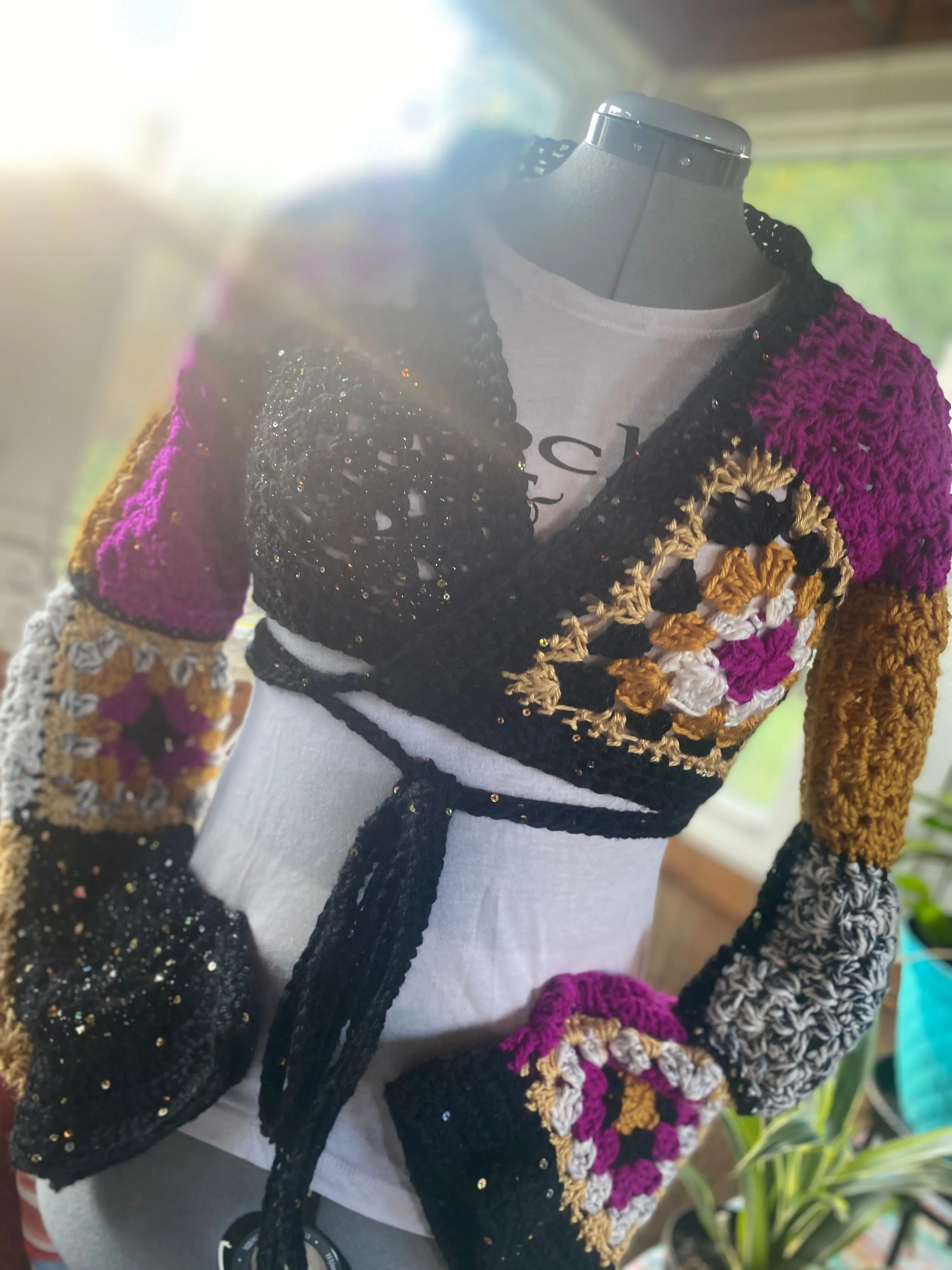 Pattern- Granny Squarin’ Wrap Top