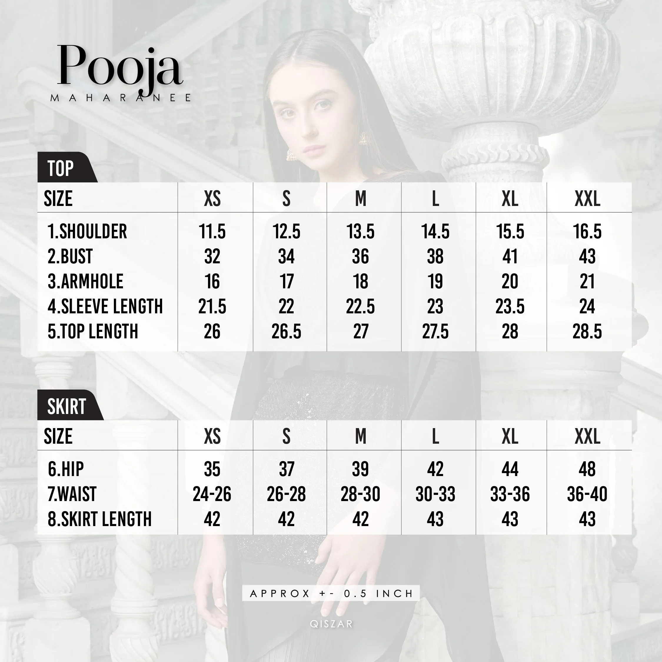 POOJA MAHARANEE - BLACK