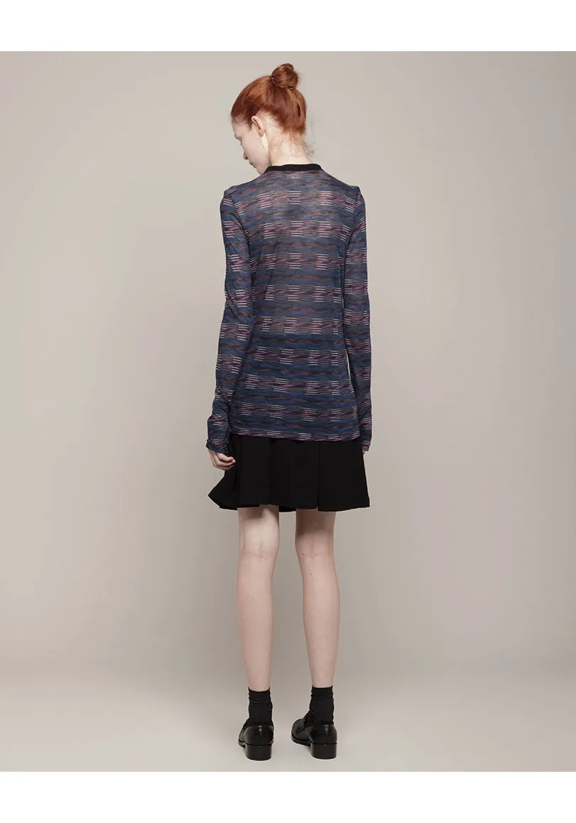 Printed Henley T-Shirt