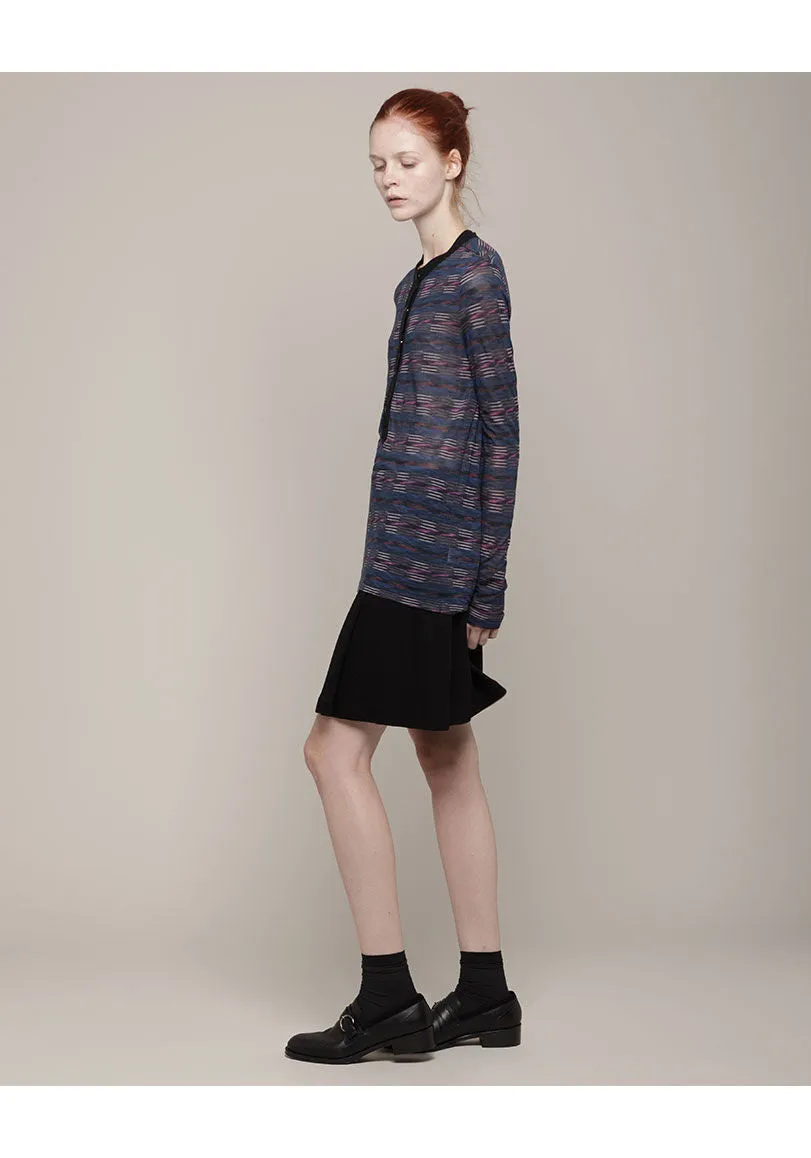 Printed Henley T-Shirt
