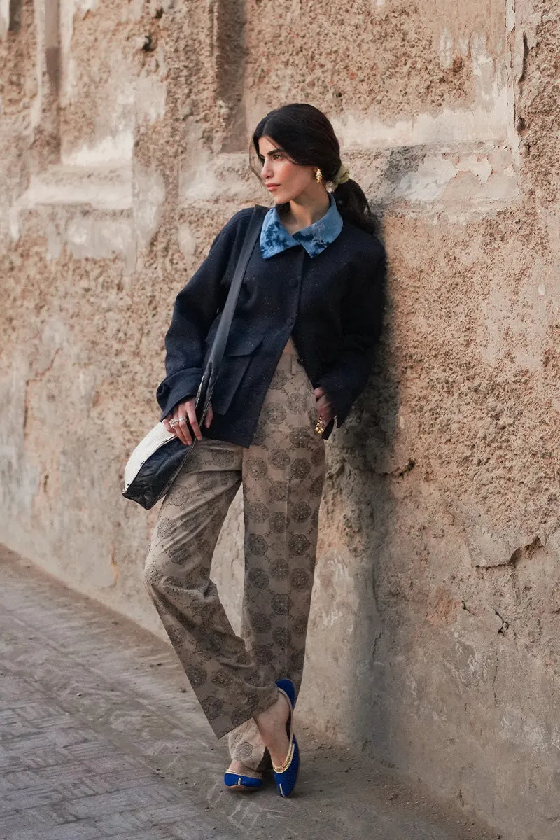 "Jheel" Embroidered Shacket
