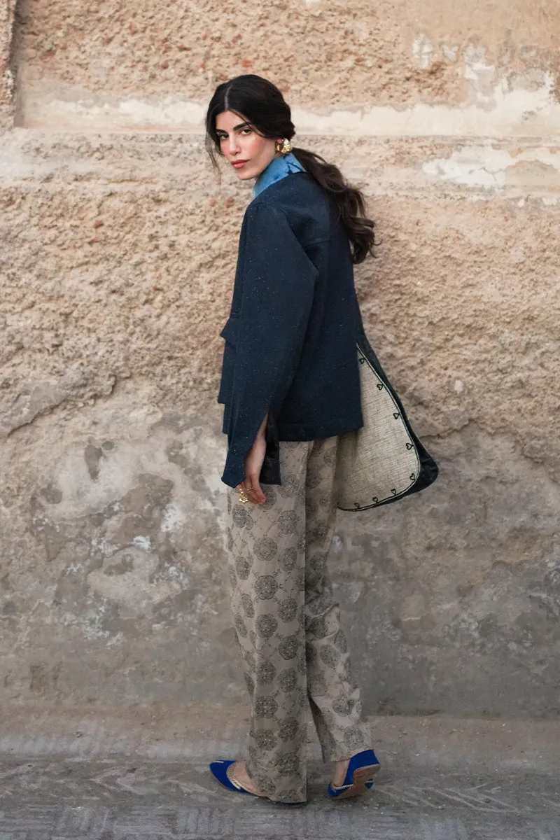 "Jheel" Embroidered Shacket