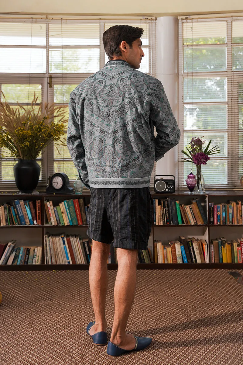 "Kaleid" Printed Shacket (Men)