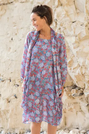 Roshan Dress Hand Block Printed Bamboo