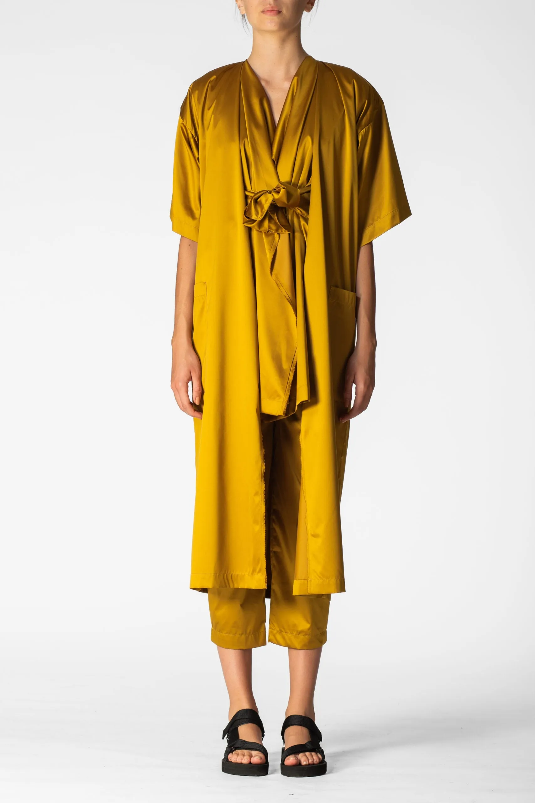SAMUE TUNIC - Black/Olive/Ocra Newlife