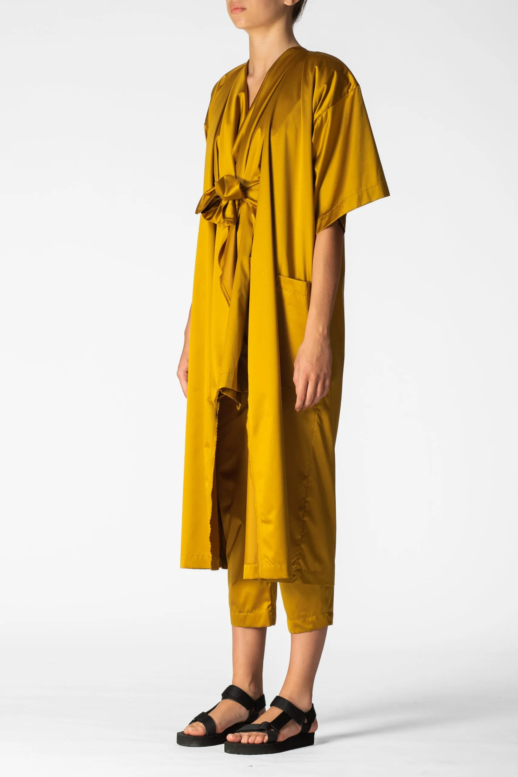 SAMUE TUNIC - Black/Olive/Ocra Newlife