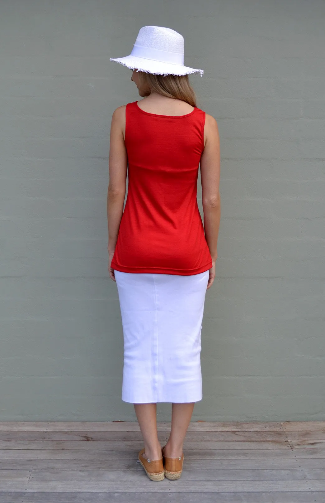Second: Long Tube Skirt- Organic Cotton (size 6)