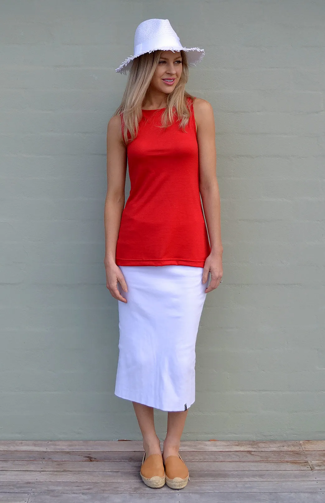 Second: Long Tube Skirt- Organic Cotton (size 6)